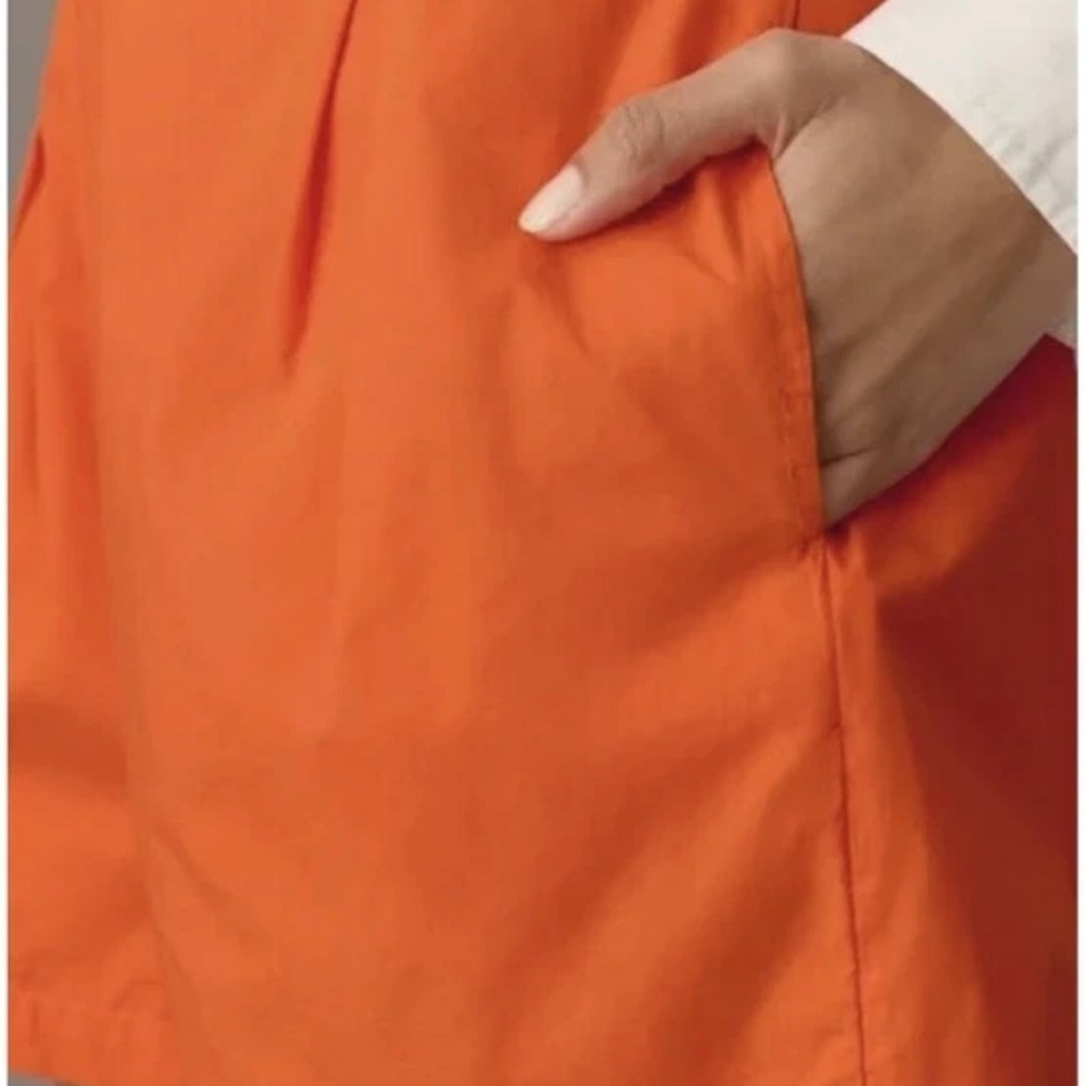 Anthropologie Orange High Waist Shorts - Picture 4 of 8